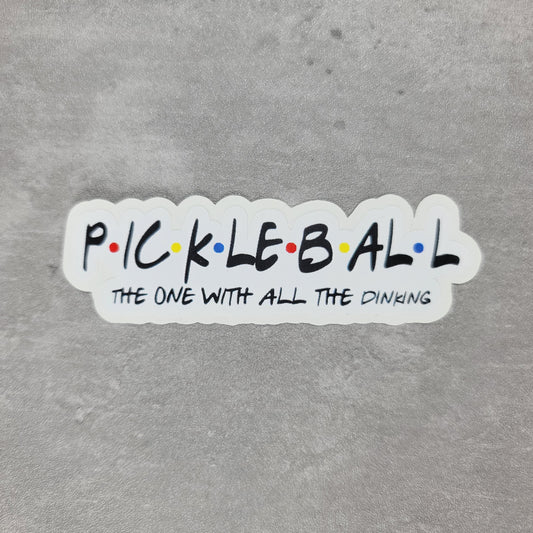 Pickleball Dinking Sticker